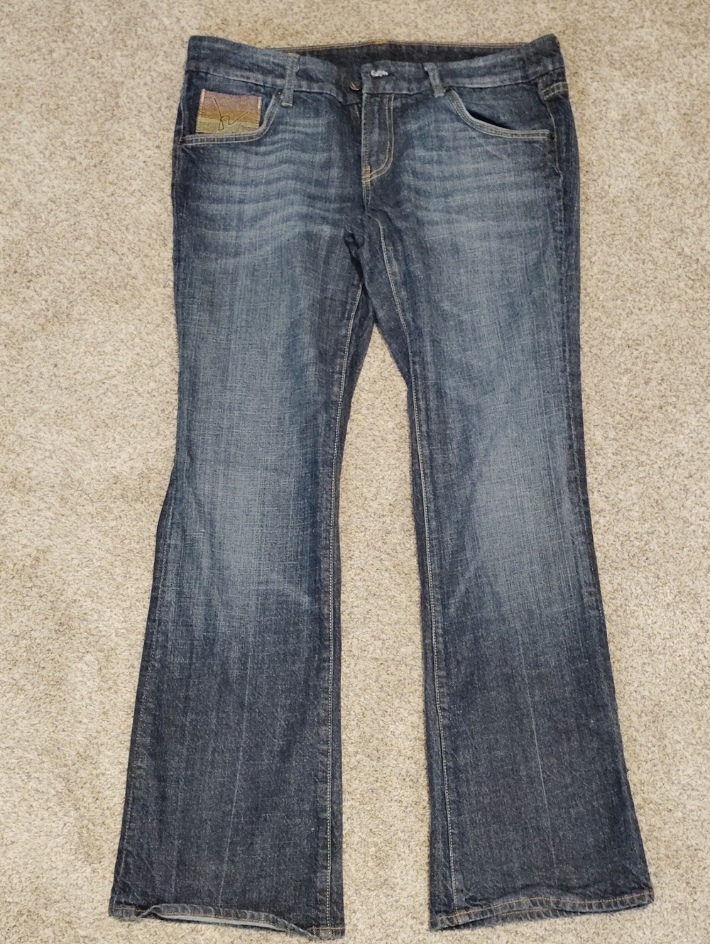 Citizens Of Humanity Dark Blue Flared Jeans